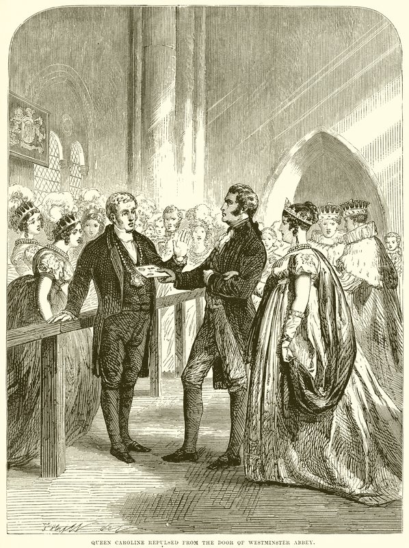 Reine Caroline repoussée de la Porte de l