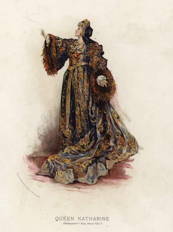 Reine Katharine de Henry VIII de Shakespeare - English School