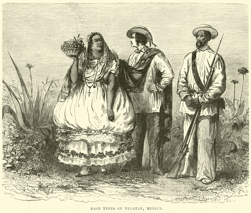 Types raciaux du Yucatan, Mexique - English School