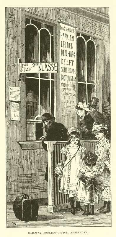 Bureau de réservation ferroviaire, Amsterdam - English School