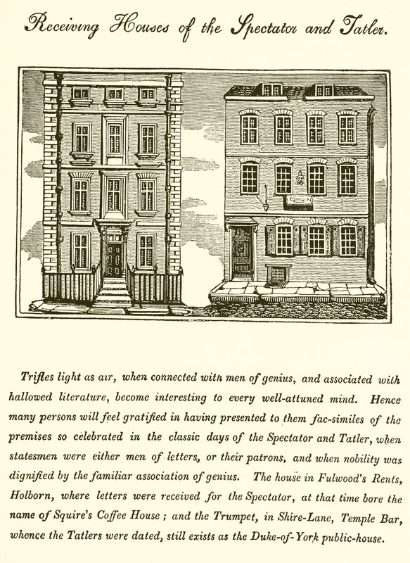 Maisons de réception du Spectator et du Tatler - English School