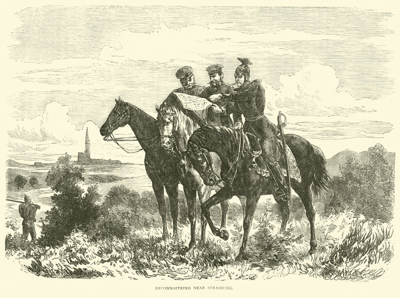 Reconnaissance près de Strasbourg, septembre 1870 - English School