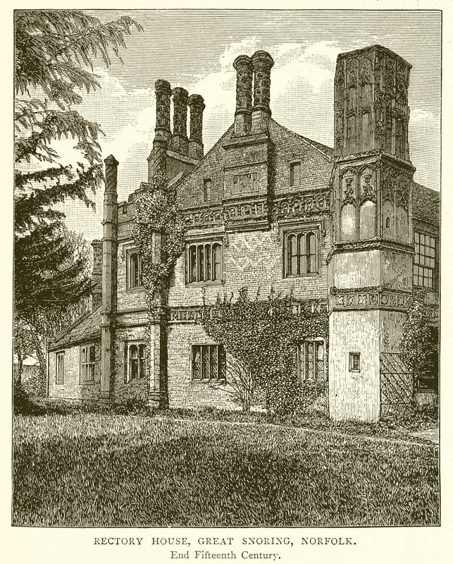 Maison du presbytère, Great Snoring, Norfolk - English School
