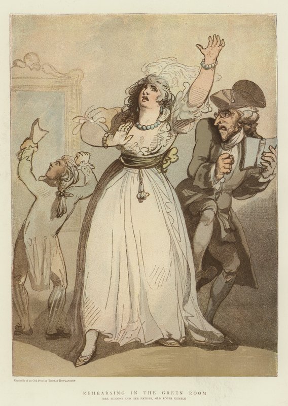 Répétition dans la loge verte - English School