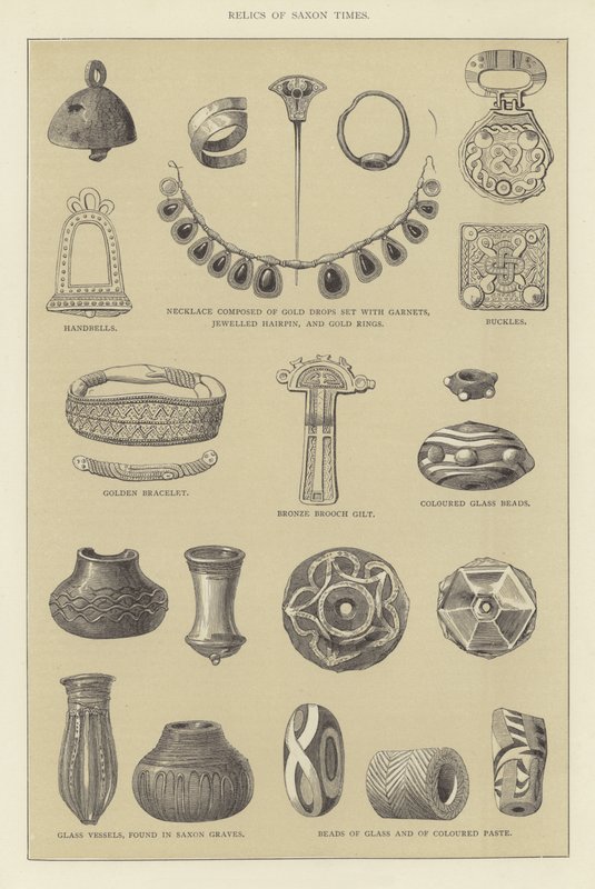Reliques des temps saxons - English School