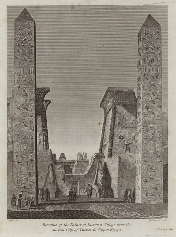 Vestiges du palais de Louxor - English School