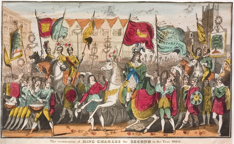 Restauration du roi Charles II sur le trône d