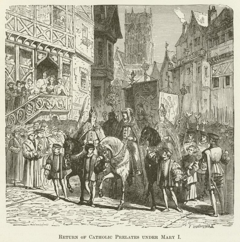 Retour des prélats catholiques sous Marie Ire - English School