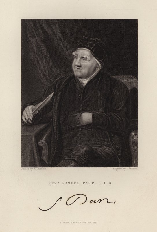 Révérend Samuel Parr - English School