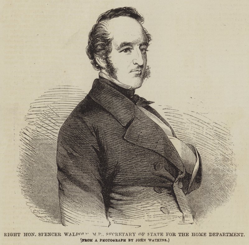 Le très honorable Spencer Walpole, député, secrétaire d