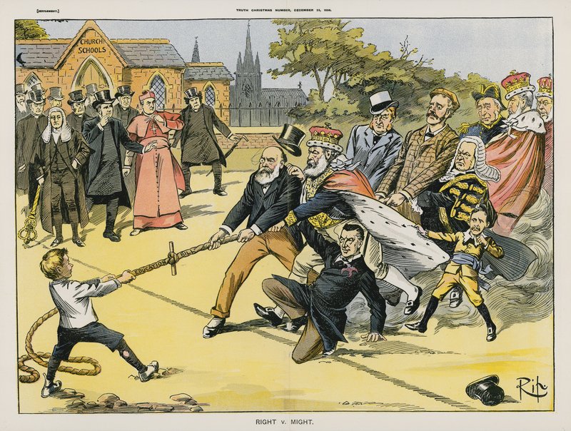 Droit contre force - English School