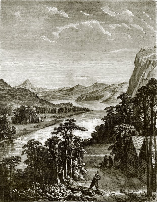 Le fleuve Amour et les montagnes King-Gan - English School