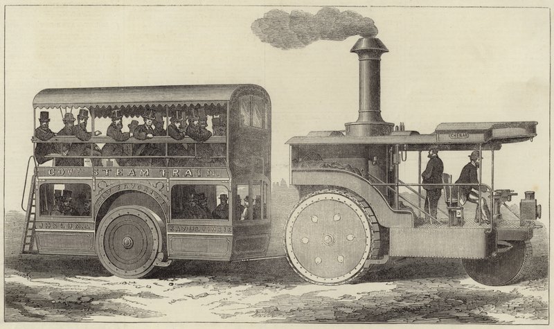 Vapeur routier et omnibus pour le gouvernement indien - English School