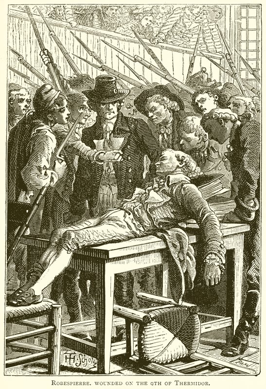 Robespierre Blessé le 9 Thermidor - English School