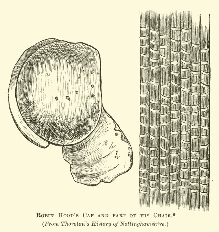 Chapeau de Robin des Bois et une partie de sa chaise - English School