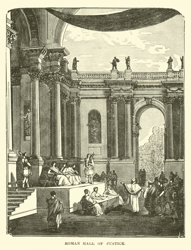 Salle de justice romaine - English School