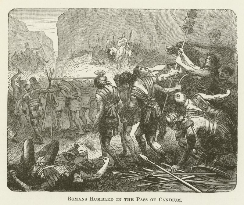 Les Romains humiliés dans le col de Candium - English School