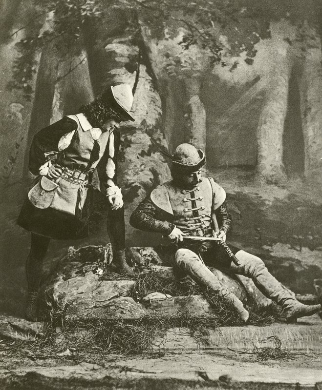 Rosalinde et Orlando (gravure) - English School