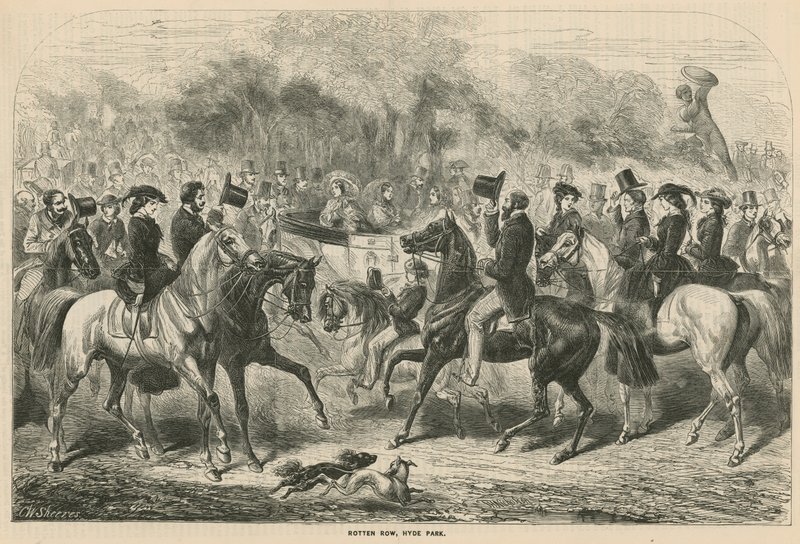 Rotten Row, Hyde Park, Londres - English School