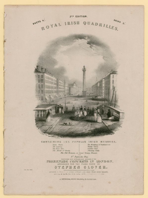 Quadrilles irlandais royaux (gravure) - English School