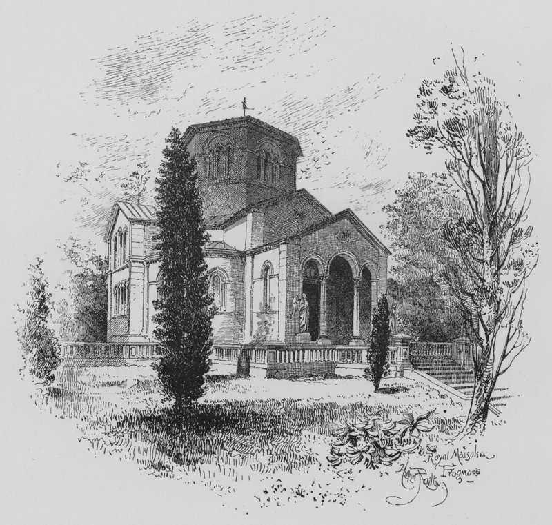 Mausolée royal, Frogmore (gravure) - English School