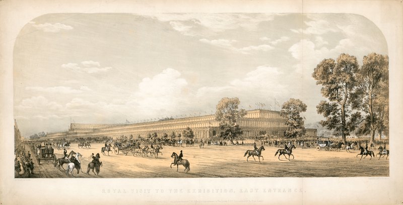 Visite royale à la Grande Exposition de 1851, entrée est - English School