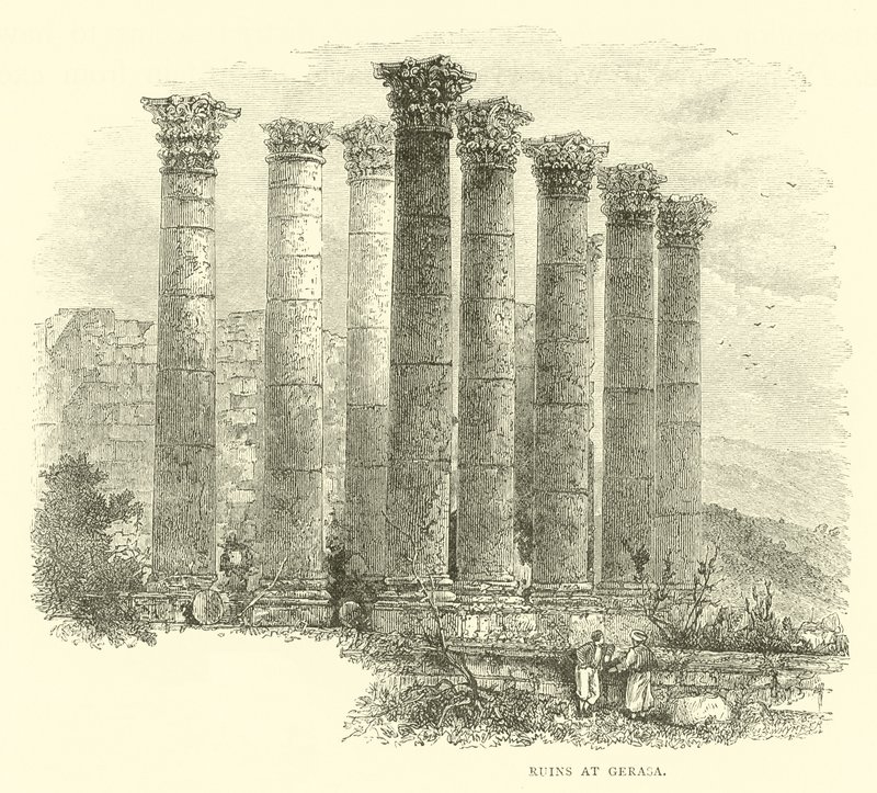 Ruines à Gerasa - English School