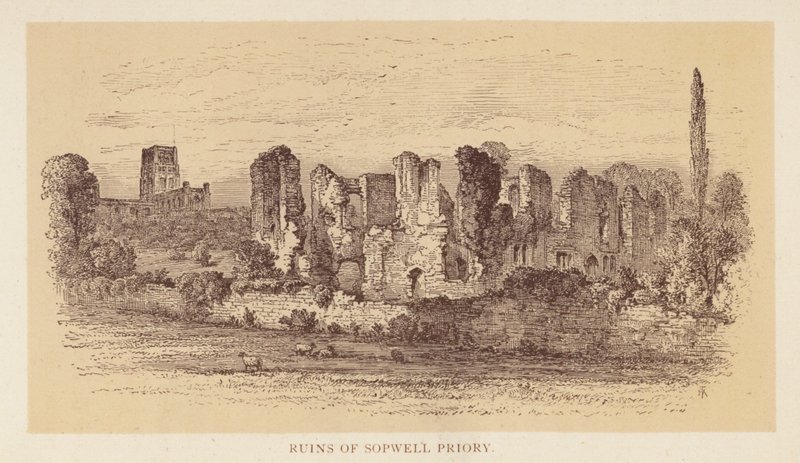 Ruines du prieuré de Sopwell - English School