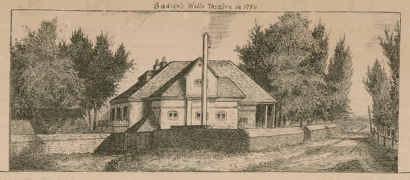 Théâtre de Saddlers Wells en 1790 - English School