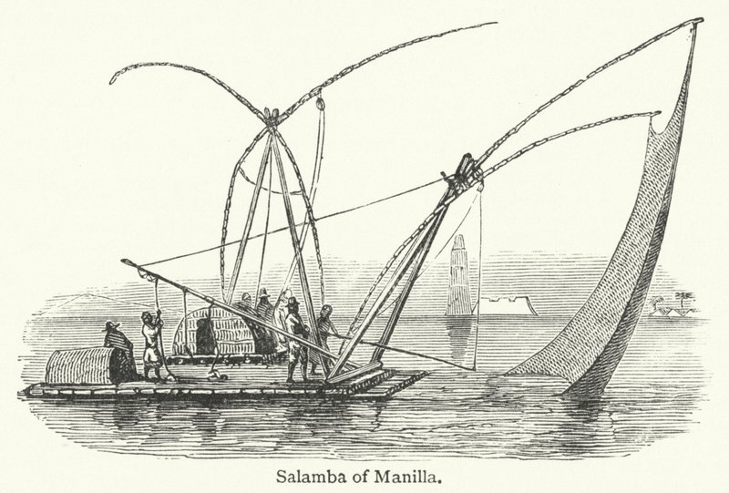 Salamba de Manille (gravure) - English School
