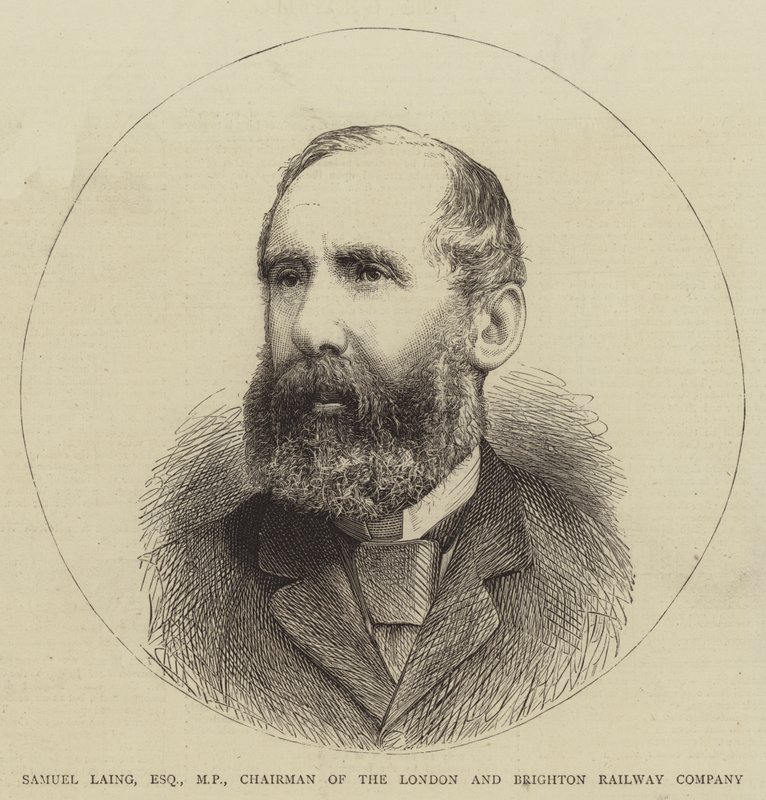 Samuel Laing, député, président de la London and Brighton Railway Company - English School