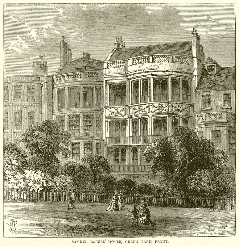 Maison de Samuel Rogers, façade du Green Park - English School