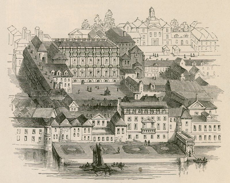 Sandford Manor House, Fulham, Londres, réputée être la demeure de Nell Gwynne - English School