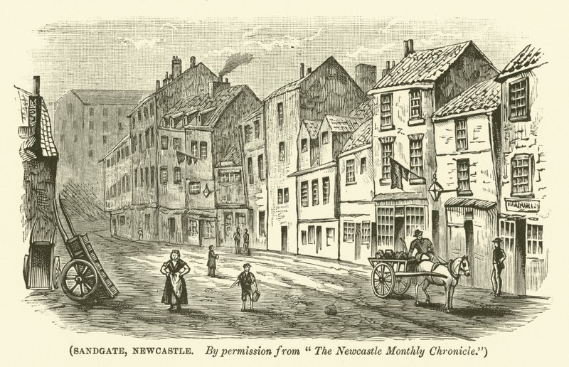 Sandgate, Newcastle (gravure) - English School