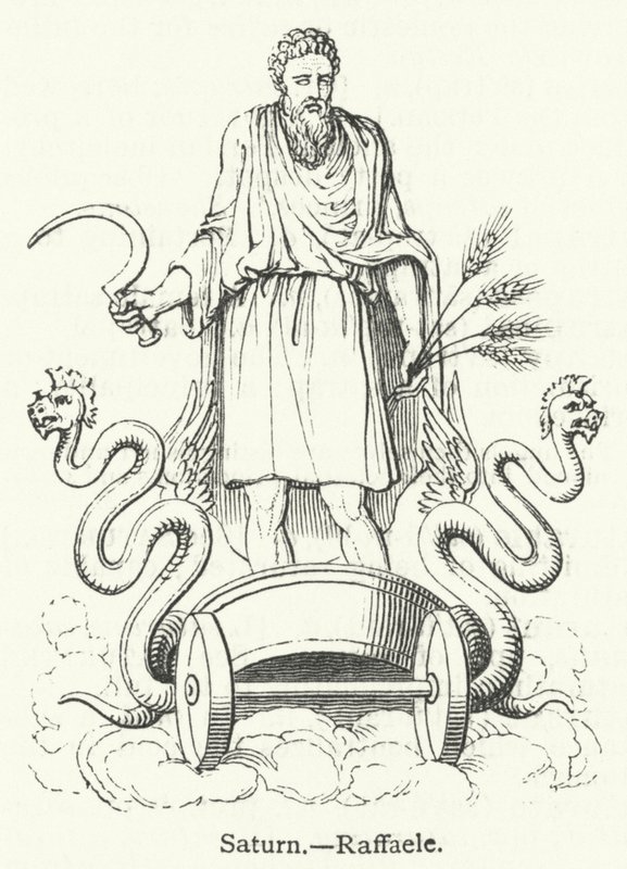 Saturne (gravure) - English School
