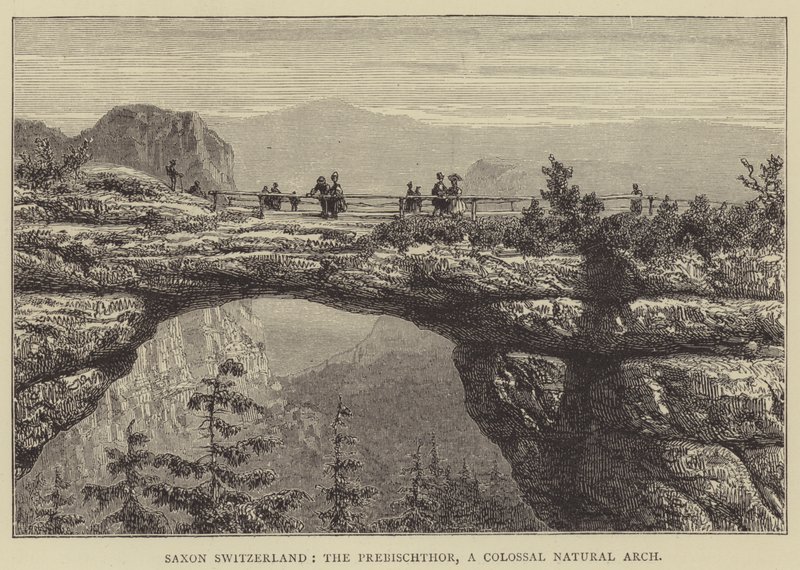 Suisse saxonne, Le Prebischthor, Une Arche Naturelle Colossale - English School