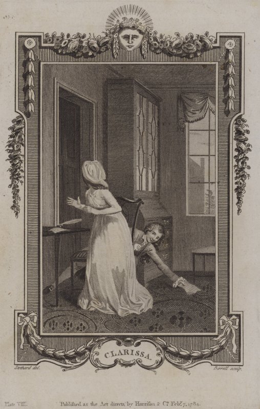 Scène de Clarissa, par Samuel Richardson - English School