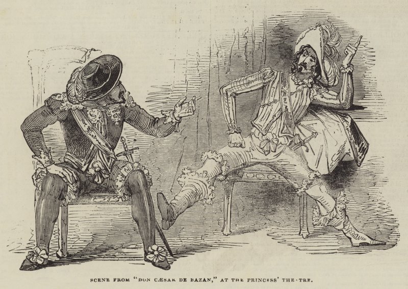Scène de "Don Caesar de Bazan," au Princess