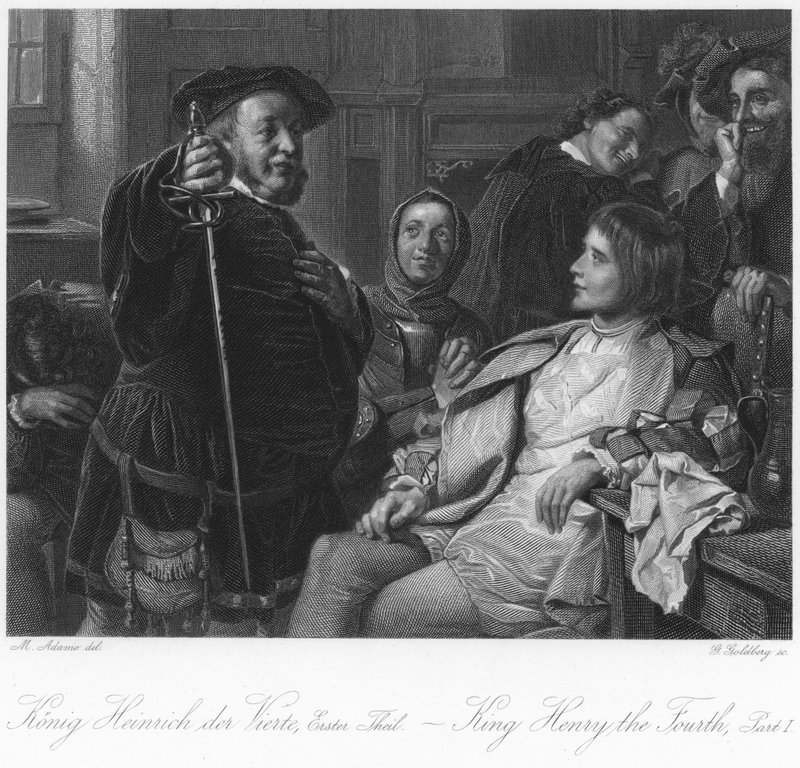 Scène de Henry IV, Partie I - English School