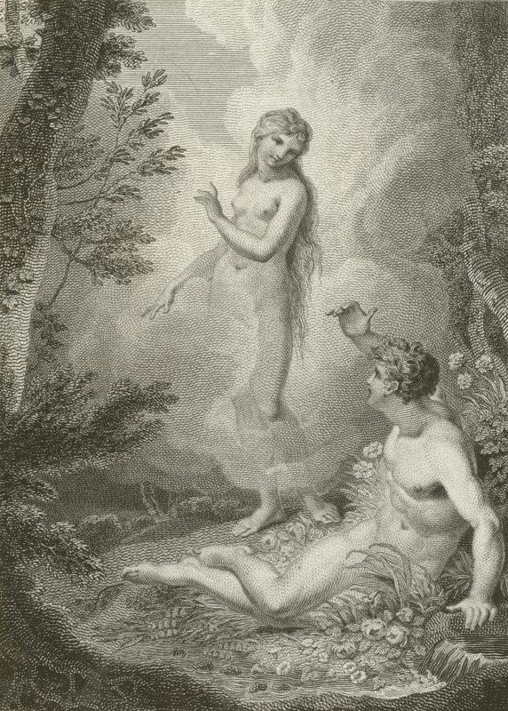 Scène de Paradis perdu, de John Milton - English School