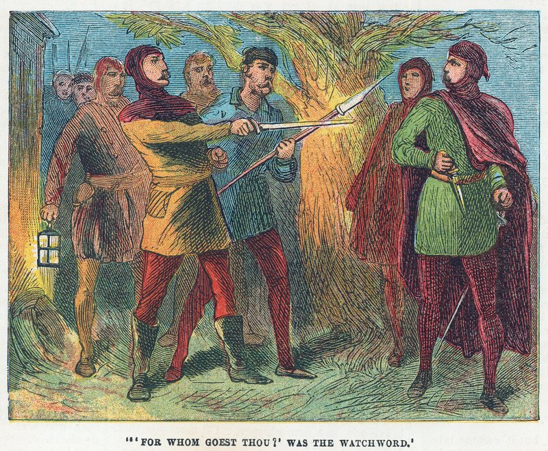 Scène de la Révolte des Paysans - English School