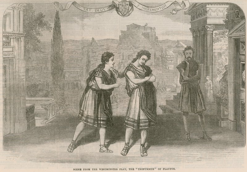 Scène de la pièce de Westminster - English School