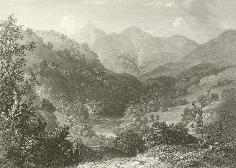 Scène sur le Tummel, près de Benurackie - English School