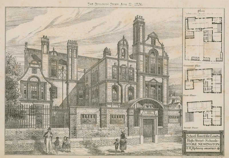 Conseil scolaire de Londres, écoles de High Street, Stoke Newington, Londres - English School