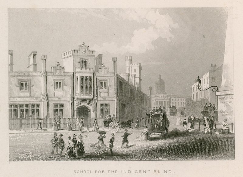 École pour les aveugles indigents, St Georges Field, Southwark, Londres - English School