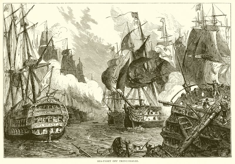Combat naval de Trincomalee - English School