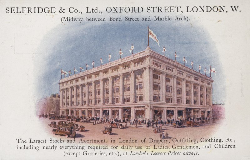 Selfridge and Company Limited, Oxford Street, Londres, Ouest - English School