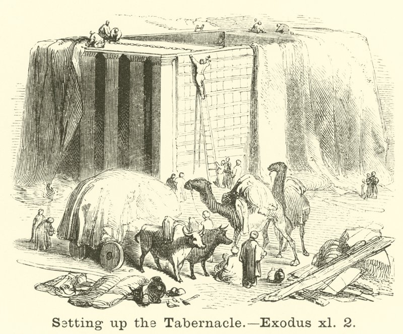 Installation du tabernacle, Exode, xl, 2 - English School