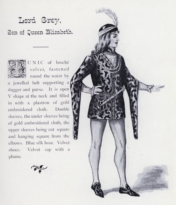 Lord Grey, fils de la reine Elizabeth - English School