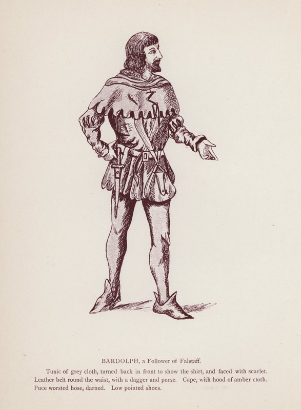 Les Joyeuses Commères de Windsor de Shakespeare : Bardolph, un suiveur de Falstaff - English School